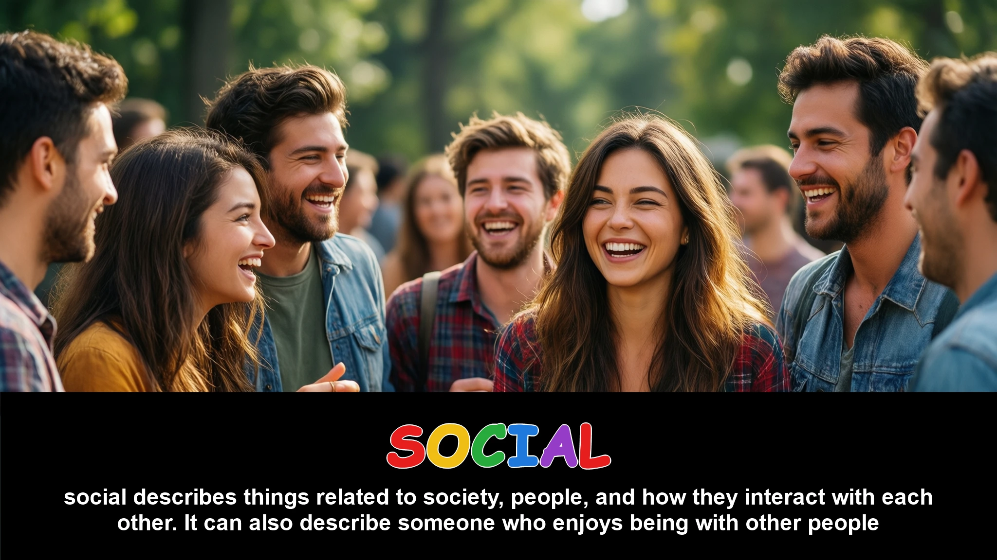 English Illustration for social